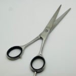 Flat Model Razor Edge Barber Scissor Silver Color