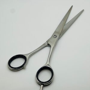 Flat Model Razor Edge Barber Scissor Silver Color