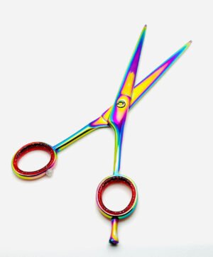 Round Model Razor Edge Barber Scissor Multi Color