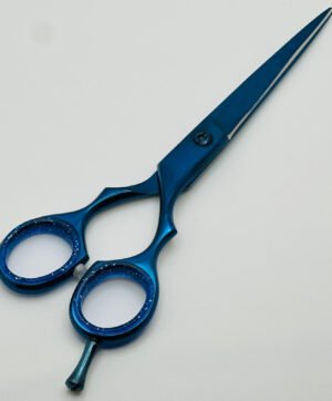 Barber Scissors Blue Color