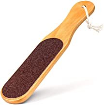 Double-sided wooden foot file