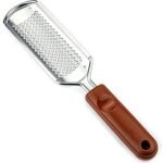 Foot Filer Stainless Steel with Brown Handle